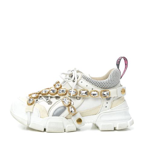 gucci sega shoes buy|gucci flashtrek with crystals white.